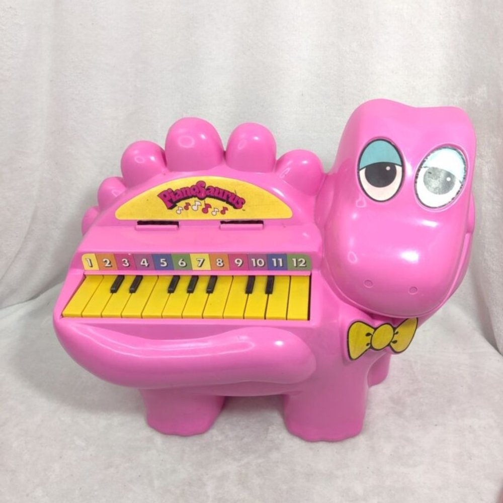 Vintage 1977 Dinosaur PIANOSAURUS Kids Piano Toy,